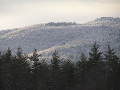 ice covered hills