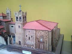Maqueta: iglesia del Espino.- Soria.