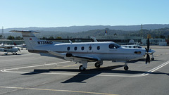 PC-12 N735MD at San Carlos - 16 November 2013