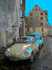 VW -  BC73-409.  Copenhague.  26-10-2008- Traitement de postérisation photofiltrée