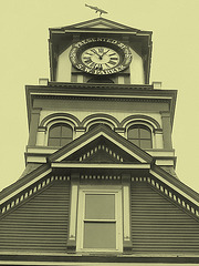 Palais de justice /  Courthouse -  Newport, Vermont.  USA / États-Unis.  23 mai 2009-  Vintage.