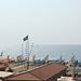 Rigardo el la hotelo "Mare" - Blick aus dem "Meerhotel"