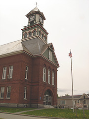 Palais de justice /  Courthouse -  Newport, Vermont.  USA / États-Unis.  23 mai 2009
