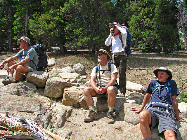 On The Trail To Glen Aulin - Admiring The Tuolumne Falls (0657)
