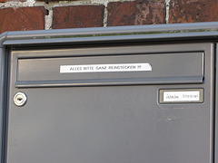 Outdoor letterbox