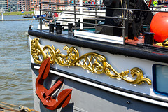 Dordt in Stoom 2014 – The bow of the Kapitein Anna