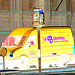 Camion LK gruppen /  LK gruppen truck -  Copenhague / Copenhagen.  20-10-2008- Recadrage en négatif + couleurs ravivées