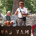On The Trail to May Lake - Darrel & Ed (0758)