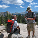 On The Trail to May Lake - Ed & Jorge (0747)