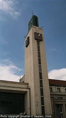 Clock Tower On Hradec Kralove Hlavni Nadrazi, Hradec Kralove, Kralovehradecky kraj, Bohemia (CZ), 2009