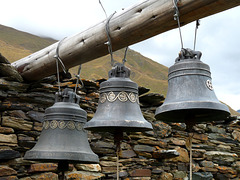 Ushguli- Bells at the 12th Century Chapel