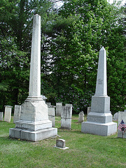 Cimetière de Johnson  /  Johnson's cemetery -   Vermont .  USA /  États-Unis.  23 mai 2009