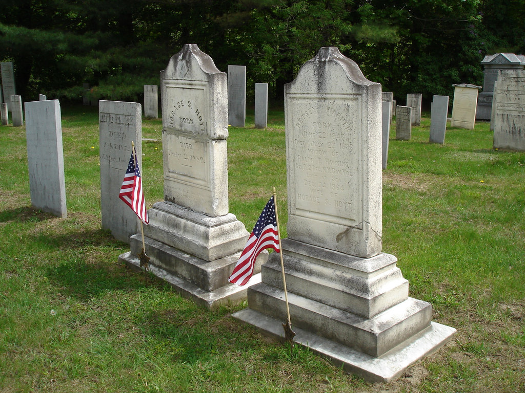 Cimetière de Johnson  /  Johnson's cemetery -   Vermont .  USA /  États-Unis.  23 mai 2009