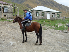 Ushguli- Horseman
