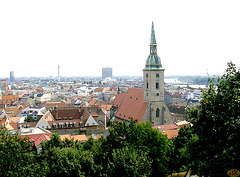 2004-08-17 18 SAT, elrigardo de kastelo Bratislavo