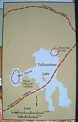 West Thumb Geyser Basin compared to Yellowstone Caldera (4084)