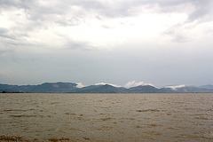 lago, montoj, nuboj - See, Berge, Wolken