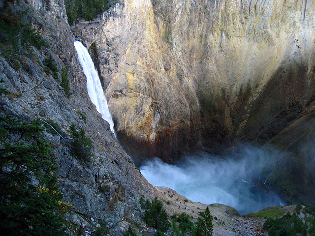 Lower Falls On The Yellowstone River (4207)