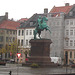 Cavalier sculptural /  Horse rider sculpture area.   Copenhague.  26-10-2008