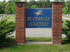 Cimetière St-Charles / St-Charles cemetery -  Dover , New Hampshire ( NH) . USA.   24 mai 2009
