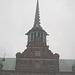 Clocher tordu /  Twisted church tower.  Copenhague.  26 octobre 2008