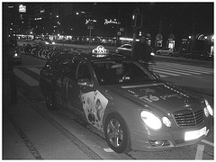 Taxi poker T6  -  L'as du volant !  .   Copenhague.  26 octobre 2008-  N & B
