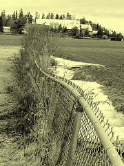 Cimetière Mountain view près du lac Saranac  /  Mountain view cemetery. Saranac lake area.  NY. USA . March 29th 2009  - Vintage