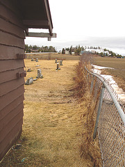 Cimetière Mountain view près du lac Saranac / Mountain view cemetery