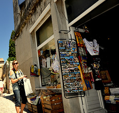 ~ Bibi shopping in Baux, France :-) ~