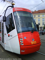 DPP #9111 at Podbaba, Prague, CZ, 2009