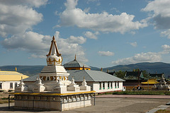 Stupa and other buildings at Gandan Monastery