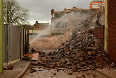 Stafford car park demolition