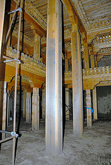 The new constructing inside the temple