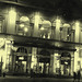Éclairage cinématographique de soir / Cinema lighting.   Copenhague /  Copenhagen.  25-10-2008 - Vintage /  Photo ancienne