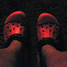 Tuolumne Meadows Lodge Campfire - Red Crocs (0575)