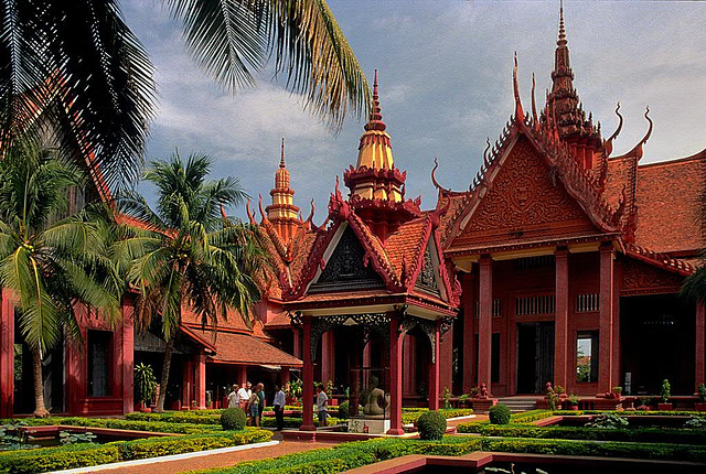 Inside the National Museum of Cambodia