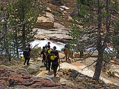 Firefighters On Their Way To Wildcat Fire (0129)