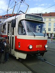 DPP #8179 at Podbaba, Prague, CZ, 2009