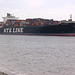 Containerschiff NYK THEMIS auf der Elbe