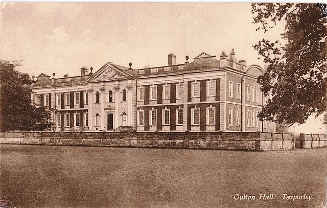 Oulton Hall, Cheshire (Burnt and Demolished)