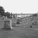 Cimetière pittoresque / Picturesque cemetery -   Newport, Vermont.  USA  /  États-Unis.   23 mai 2009 -  N & B