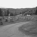 Cimetière pittoresque / Picturesque cemetery -   Newport, Vermont.  USA  /  États-Unis.   23 mai 2009  -  N & B