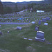 Cimetière pittoresque / Picturesque cemetery -   Newport, Vermont.  USA  /  États-Unis.   23 mai 2009 - Effet de nuit  / Night effect
