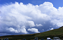 Cars and clouds