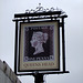 The Queens Head pub sign North Lane