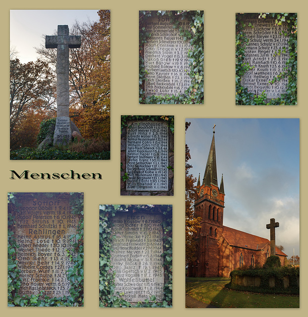 Memorial for the fallen of both world wars