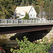 Pont et rivière /  Bridge and river  - Bartlett,  New Hampshire ( NH ) USA  - 10-10-2009