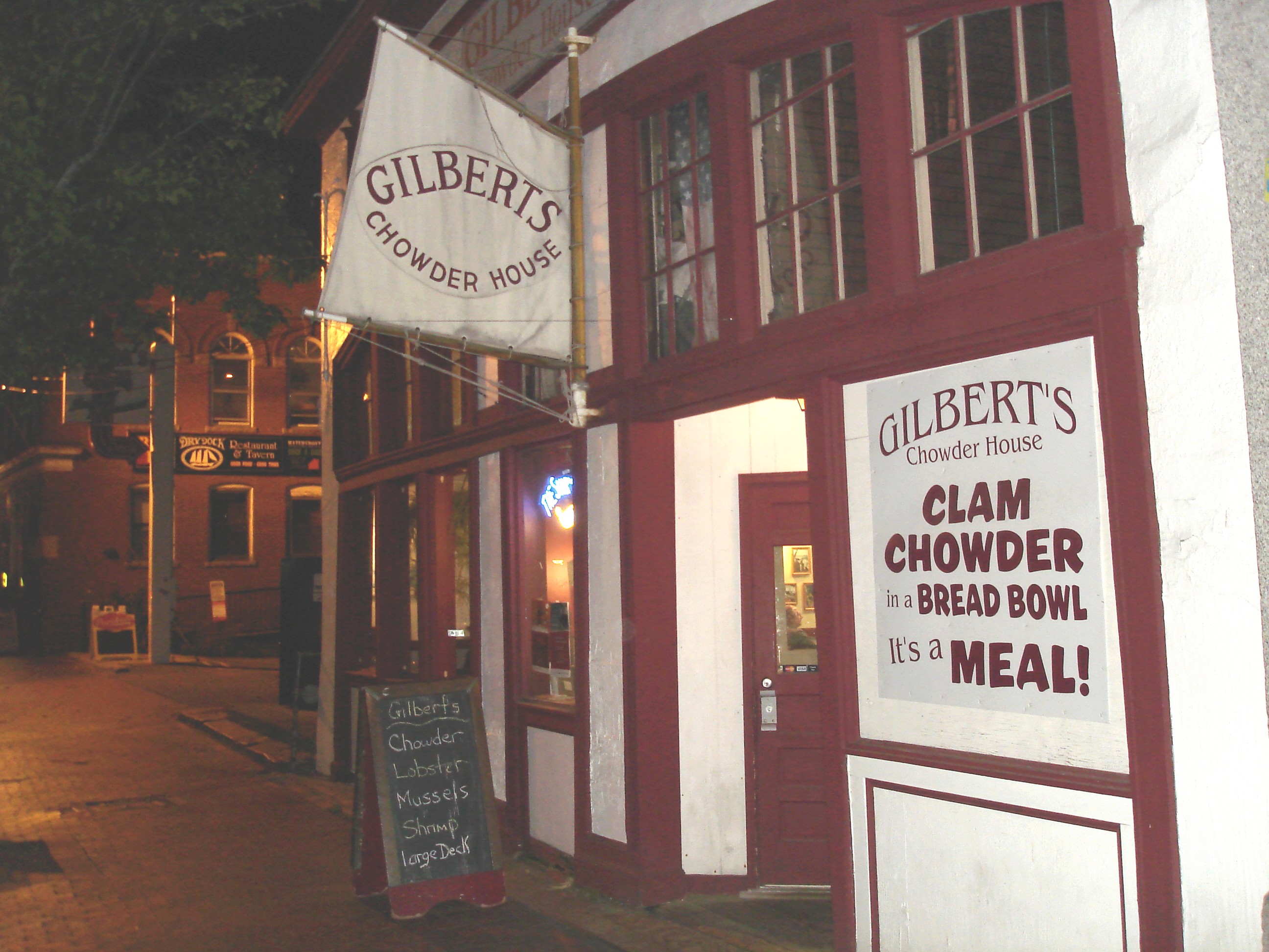Gilbert's chowder house /  Portland, Maine USA.   11 octobre 2009