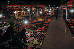 Night market in Luang Prabang