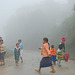 Hmong people in the mist